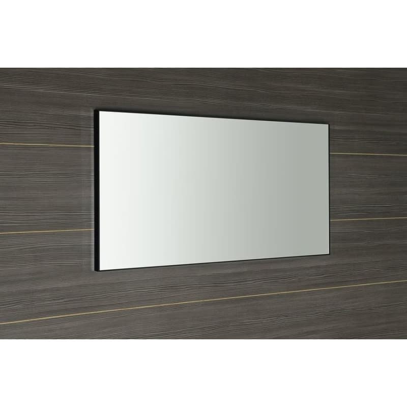 SAPHO - AROWANA zrkadlo v ráme, 120x60cm, čierna mat AWB1260 2