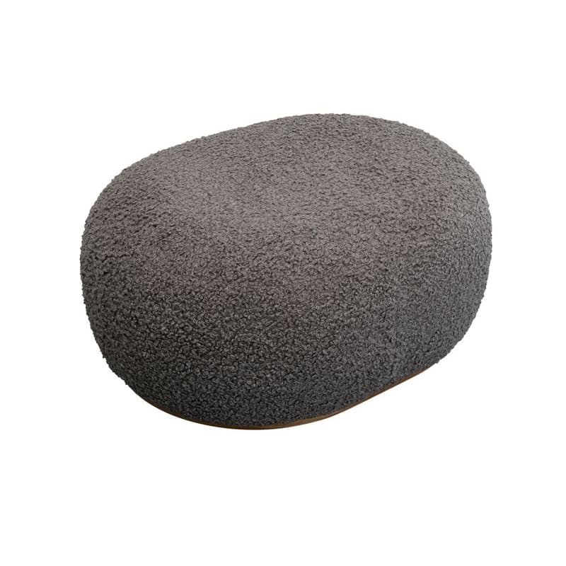 Pebble Boucle taburetka sivá