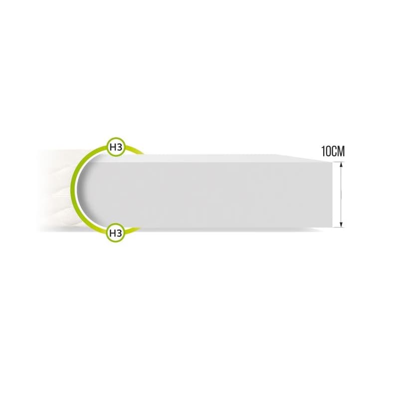 FDM Penový matrac BRESSO 10 Microfibra | 100 x 200 cm 6