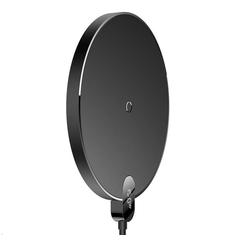 Baseus bezdrôtová nabíjačka Digital LED Gen 2 15W čierna 2