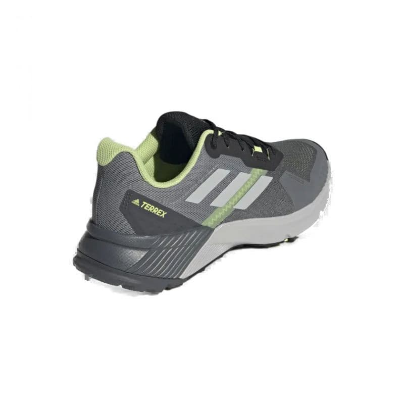 Pánska bežecká trailová obuv ADIDAS Terrex Soulstride grey four grey two pulse lime 6