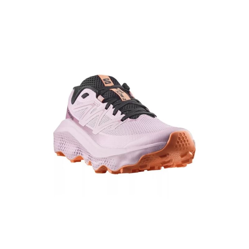 Dámska bežecká trailová obuv SALOMON Ultra Flow 2 W dawn pink black nectarine