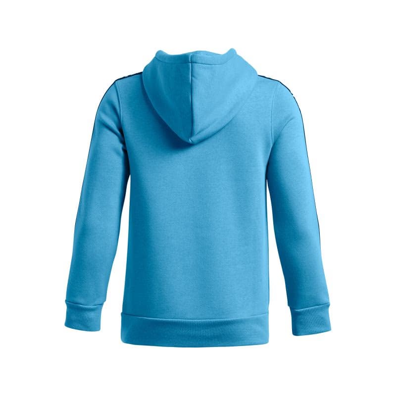 Chlapčenská zateplená mikina s kapucňou UNDER ARMOUR B Icon Flc HD Taping-BLU 2