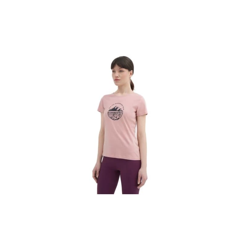 Dámske turistické tričko s krátkym rukávom 4F TSHIRT F348-56S-LIGHT PINK