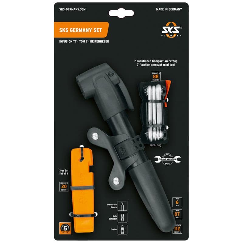 Set doplnkov SKS GERMANY Set hustilky, nářadí TOM 7 a montpák 5