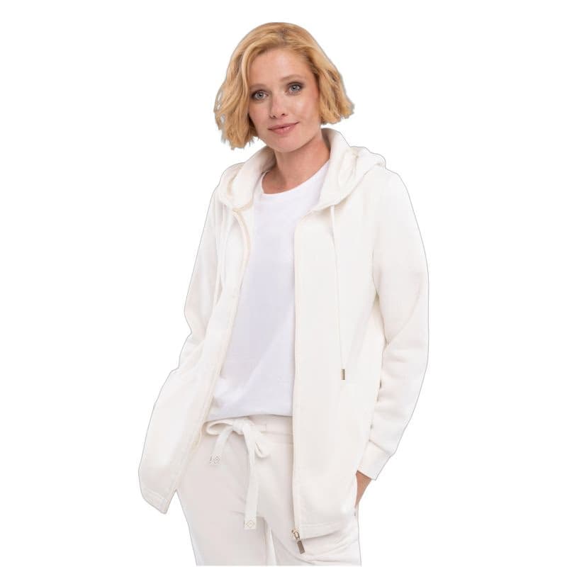 Dámska zateplená mikina so zipsom VOLCANO B-FLOFI-101-CREAM 2