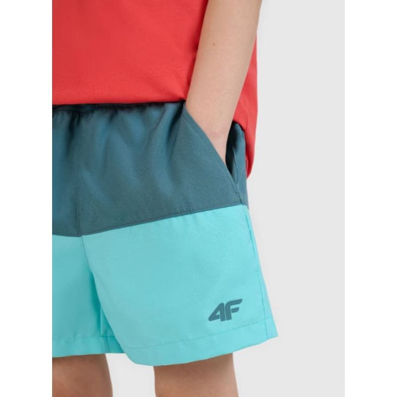 Chlapčenské plavky 4F JUNIOR BOARD SHORTS M116-46S-TEAL 5