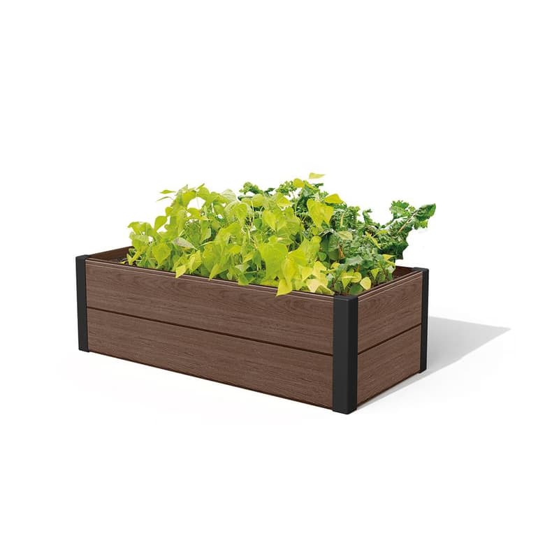 Vyvýšený záhon MAPLE hnědá Rojaplast 3