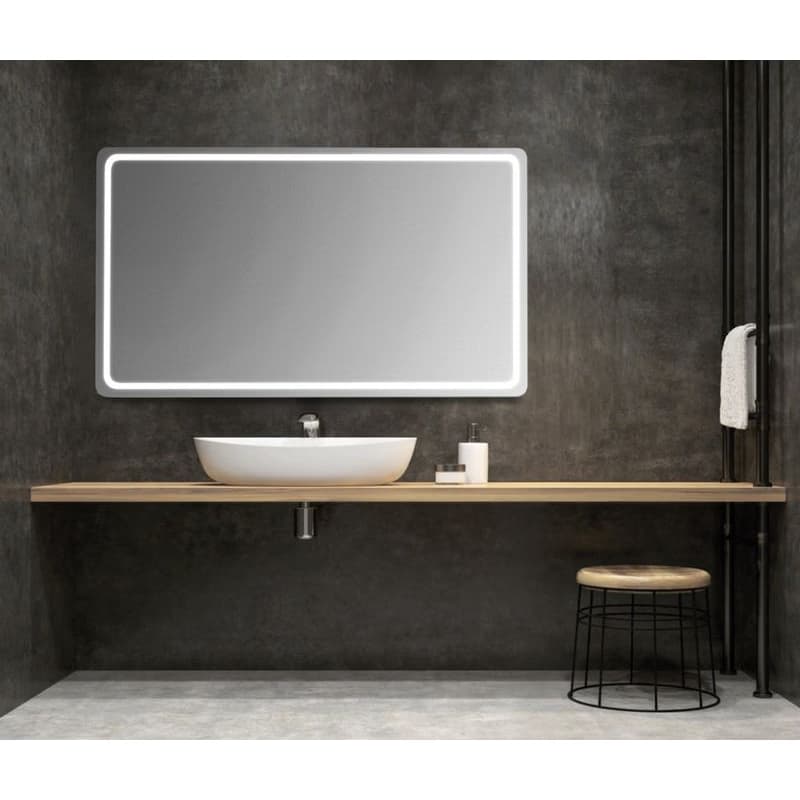 SAPHO - NYX zrkadlo s LED osvetlením 100x50cm NY100 5