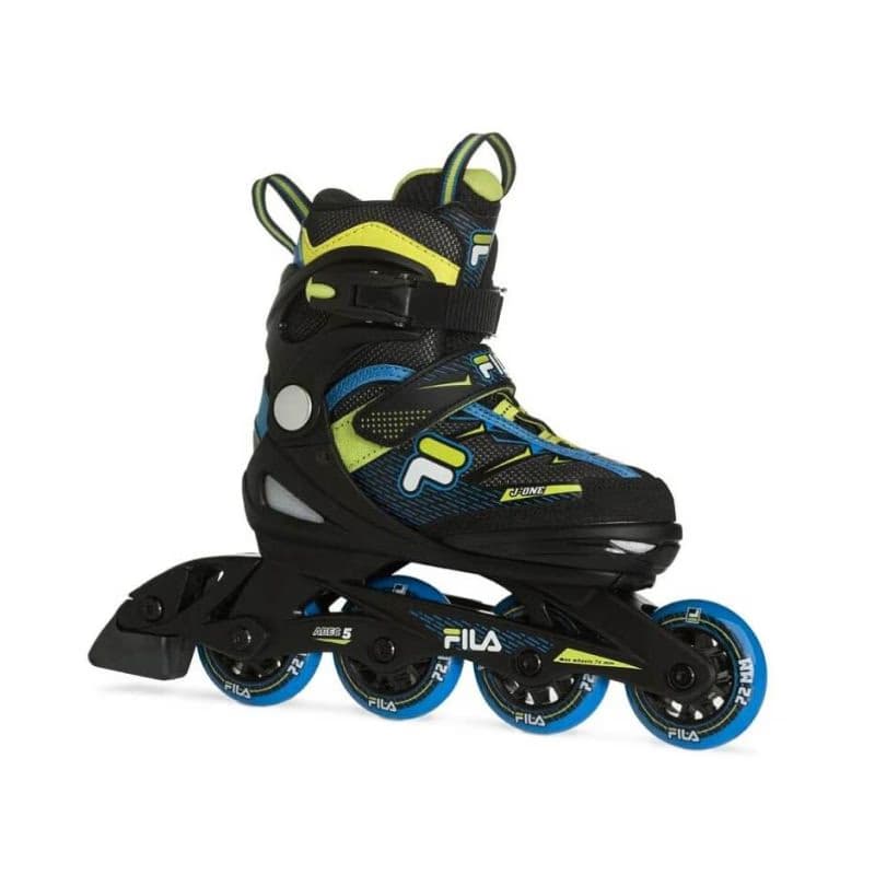 Chlapčenské kolieskové korčule FILA SKATES J-One Combo 3Set K blue lime 2