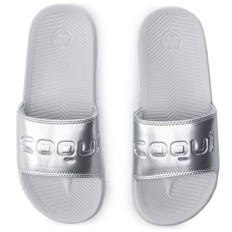 Dámske šlapky (plážová obuv) COQUI Sana khaki grey silver 3