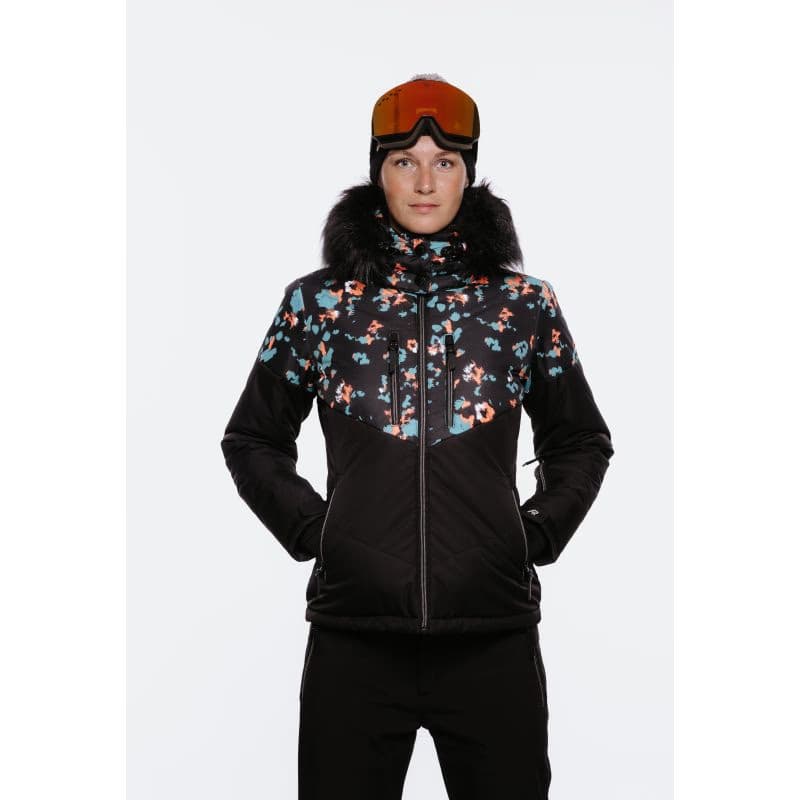 Dámska lyžiarska bunda AUTHORITY SJ-GLAM W printed black 2