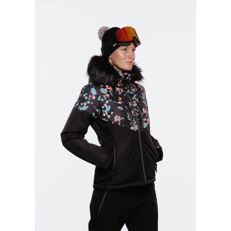 Dámska lyžiarska bunda AUTHORITY SJ-GLAM W printed black 3