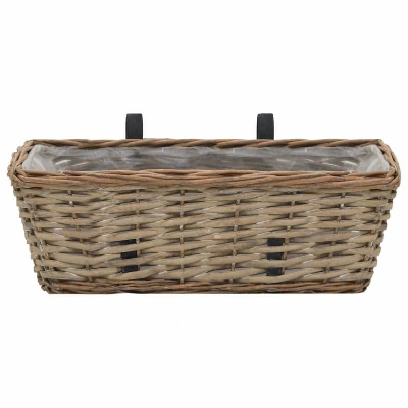Truhlík na balkón prútený 40 cm 2 ks Dekorhome 4