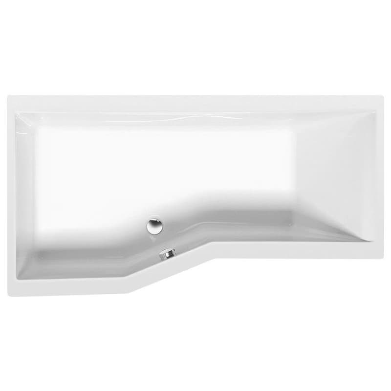 POLYSAN - VERSYS L asymetrická vaňa 160x84x70x47cm, biela 14611