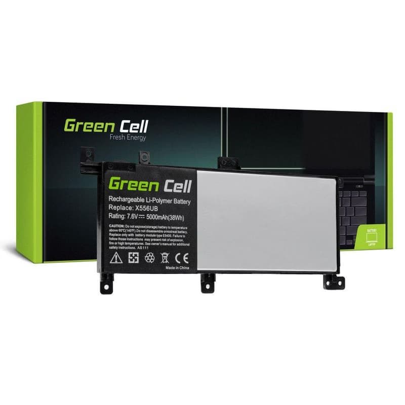 Zelené batérie C21N1509 pre Asus X556U X556UA X556UB X556UF X556UJ X556UQ X556UR X556UV