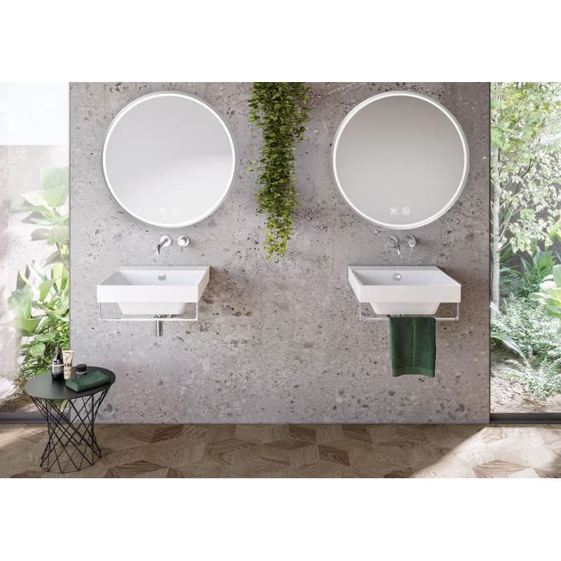 Tutumi - Zrkadlo LED 70cm MMJ BRUSH SILVER HOM-06506 4