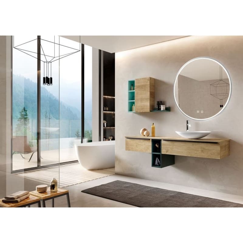 Tutumi - Zrkadlo LED 70cm MMJ BRUSH SILVER HOM-06506 5