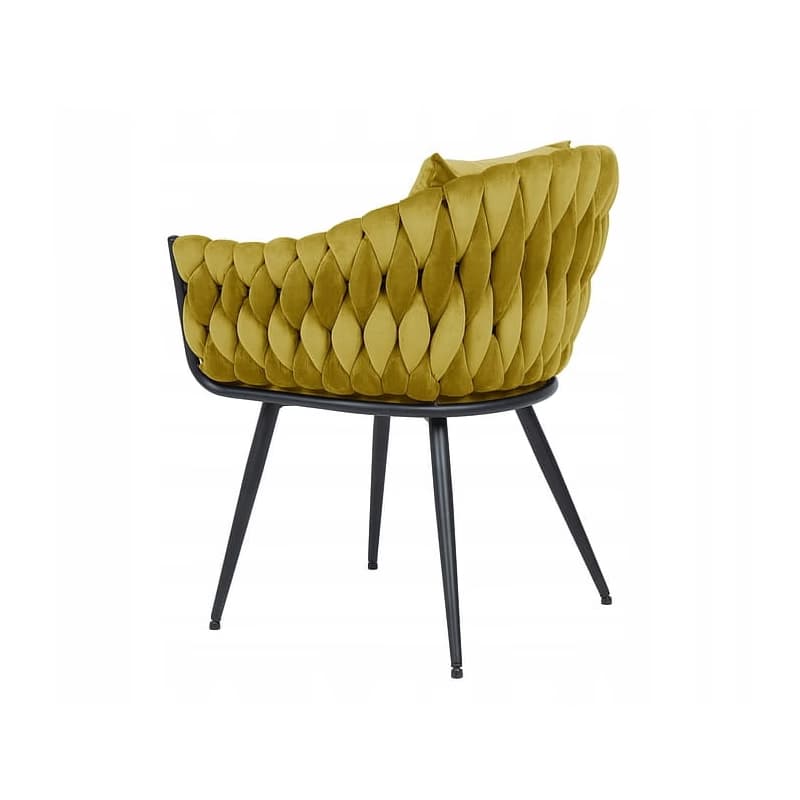 Signal Kreslo NUVO Velvet Farba: Curry / Bluvel 68 5
