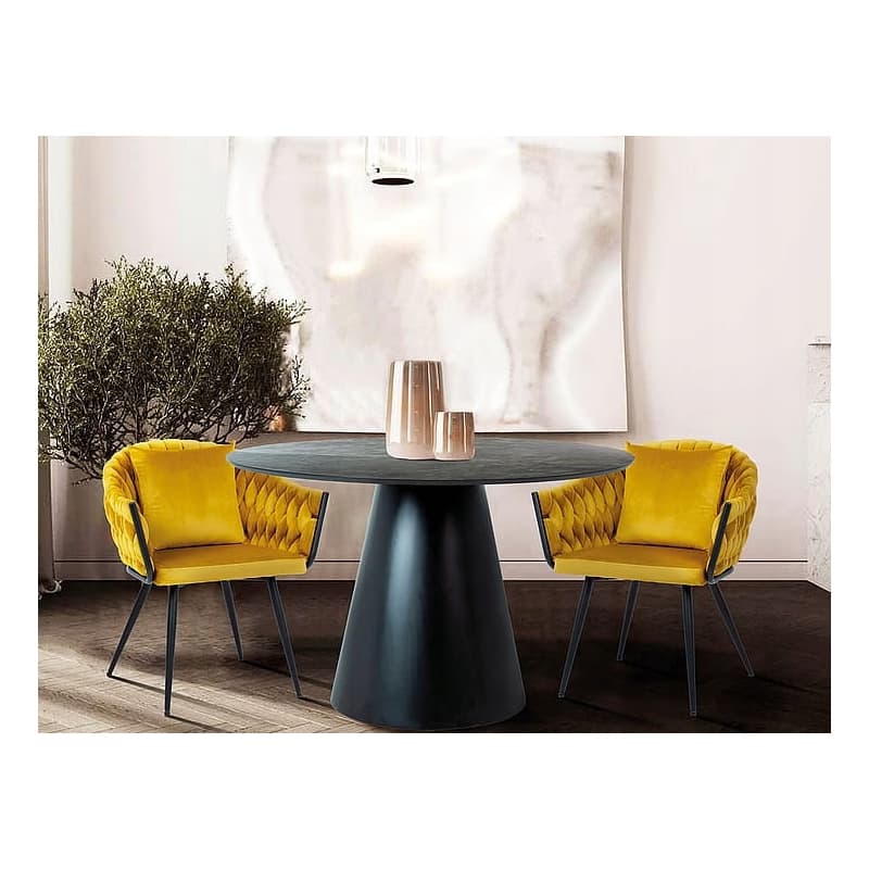 Signal Kreslo NUVO Velvet Farba: Curry / Bluvel 68 6