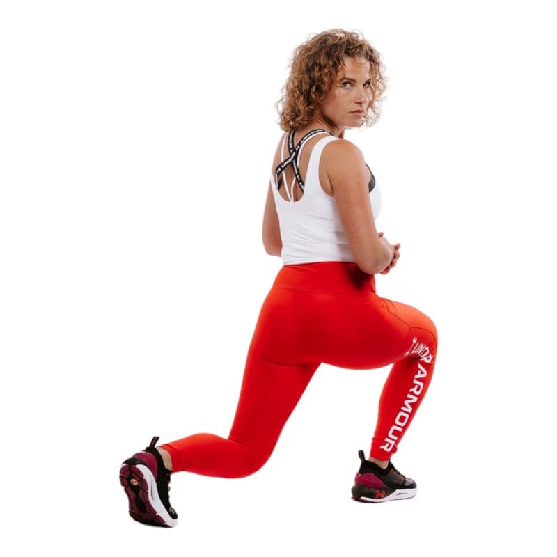 Dámske legíny UNDER ARMOUR Armour Branded Legging-RED 814 6