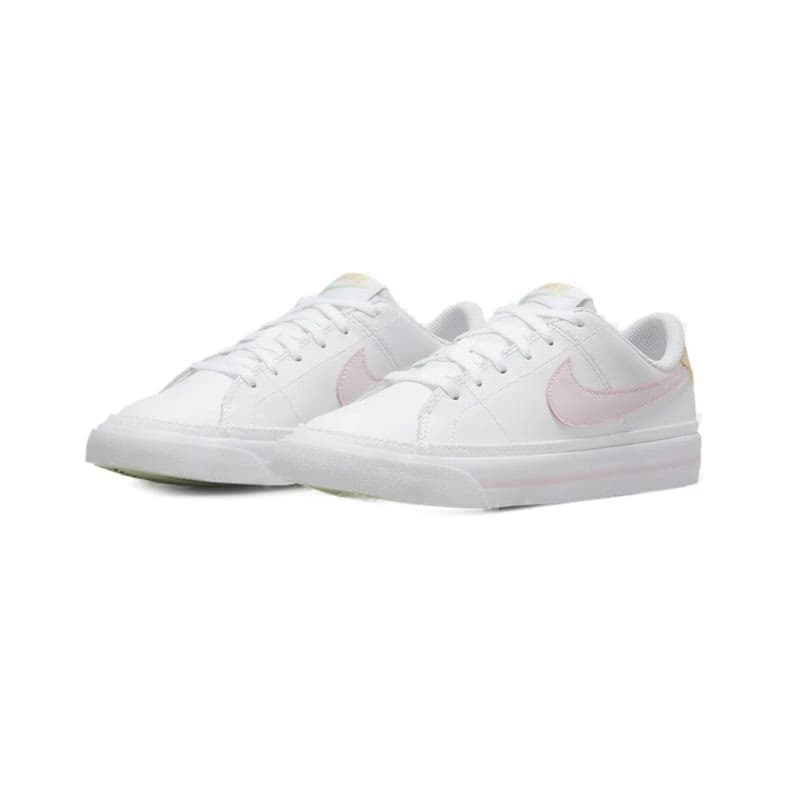 Dievčenská vychádzková obuv NIKE Court Legacy white pink foam honeydew 3