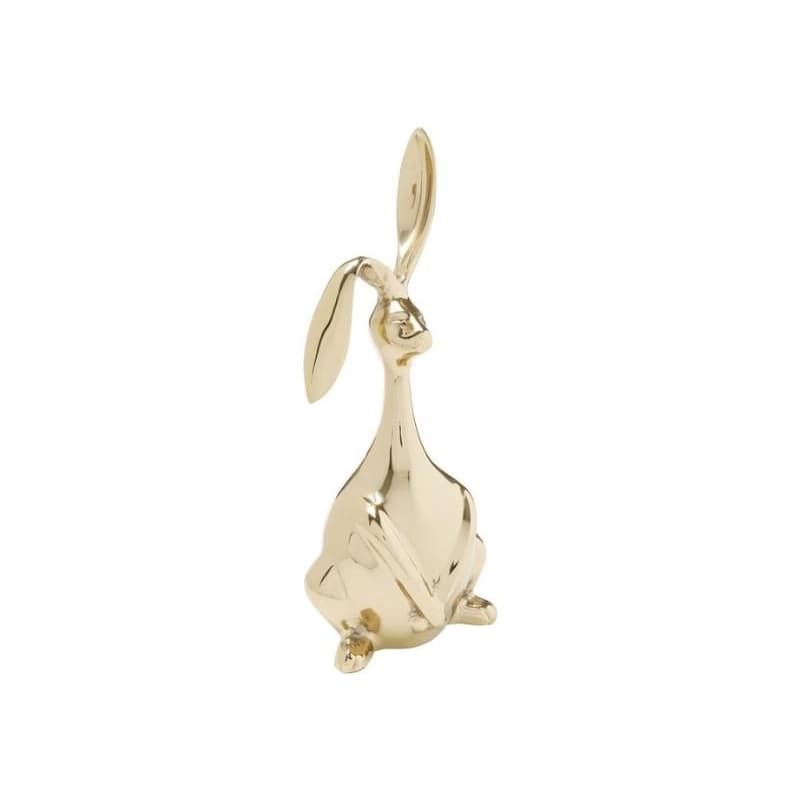 Bunny dekorácia zlatá 52 cm