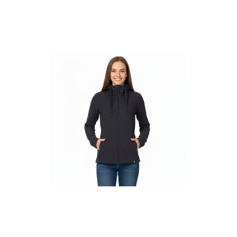 Dámska zateplená turistická mikina so zipsom NORTHFINDER BRIANNE-269black