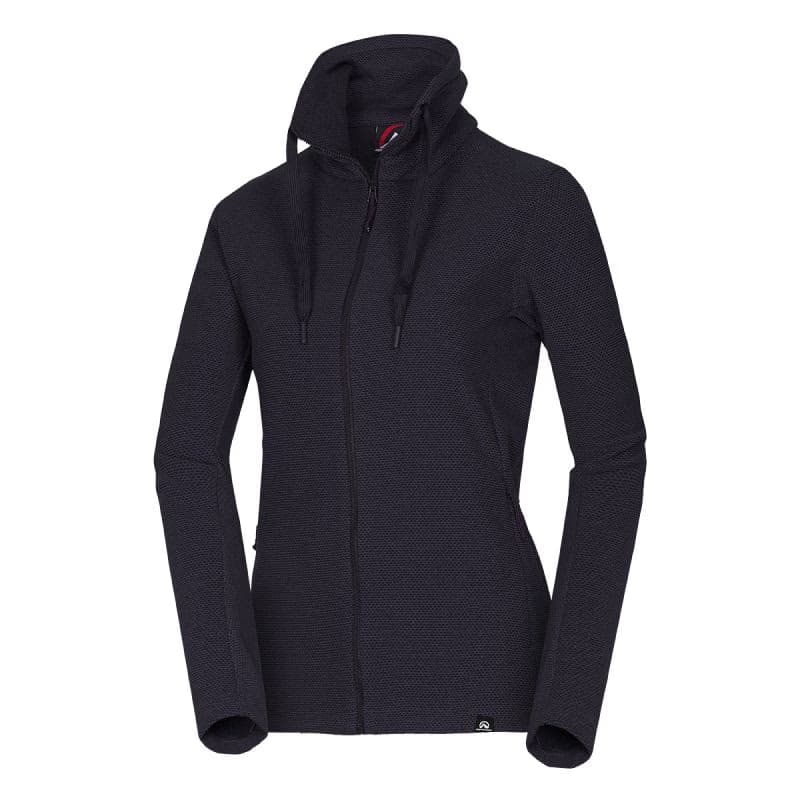 Dámska zateplená turistická mikina so zipsom NORTHFINDER BRIANNE-269black 3