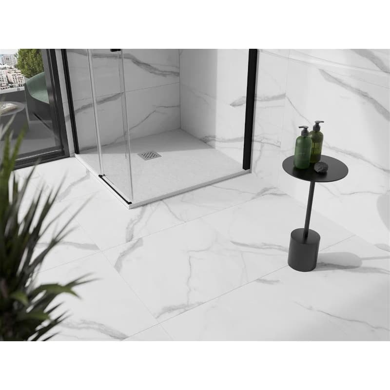 MEXEN - Stone+ Sprchová vanička štvorcová 100x100, biela 44101010 5