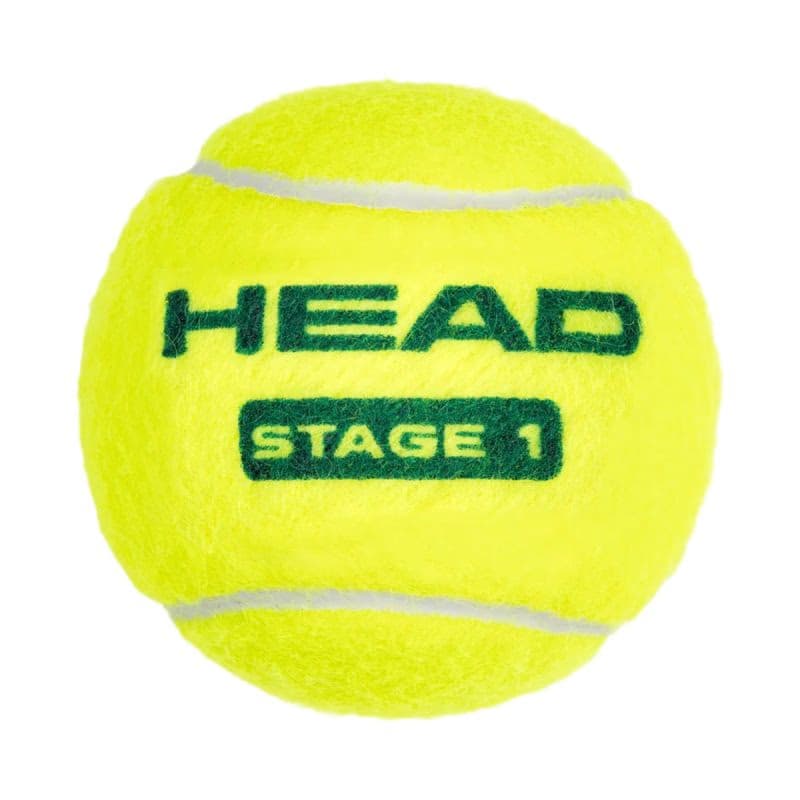 Tenisové loptičky 3ks HEAD 3B STAGE 1 - GREEN - 6 DZ 2