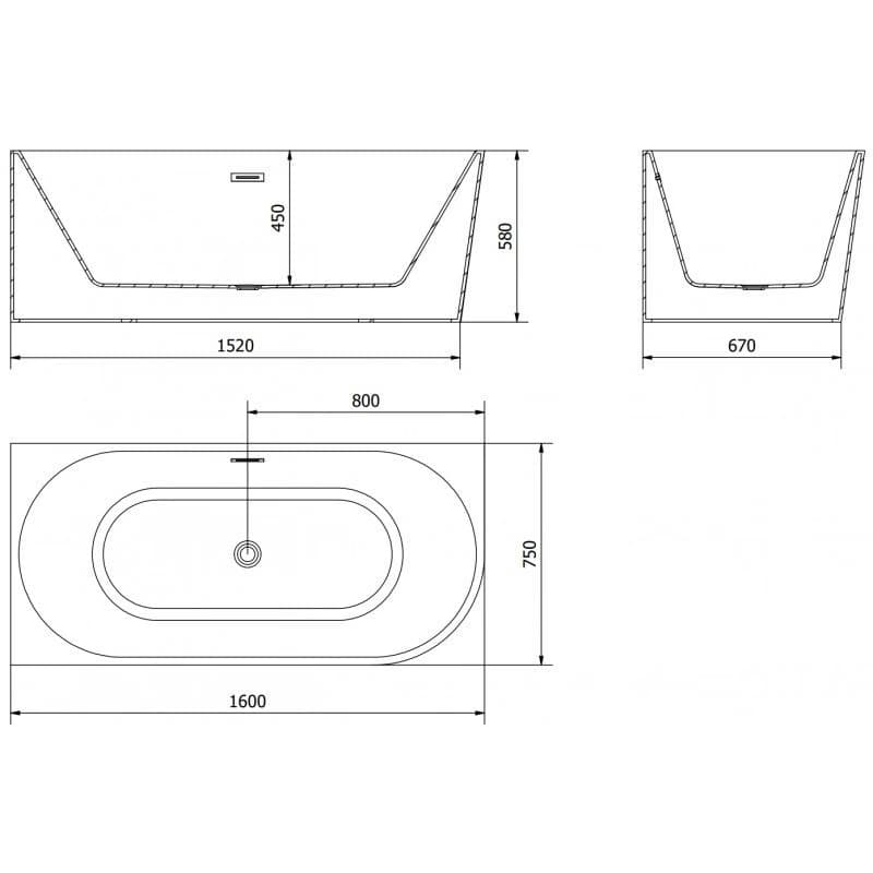 Mexen Mia, 160 x 75 cm 52691607500L-60 6