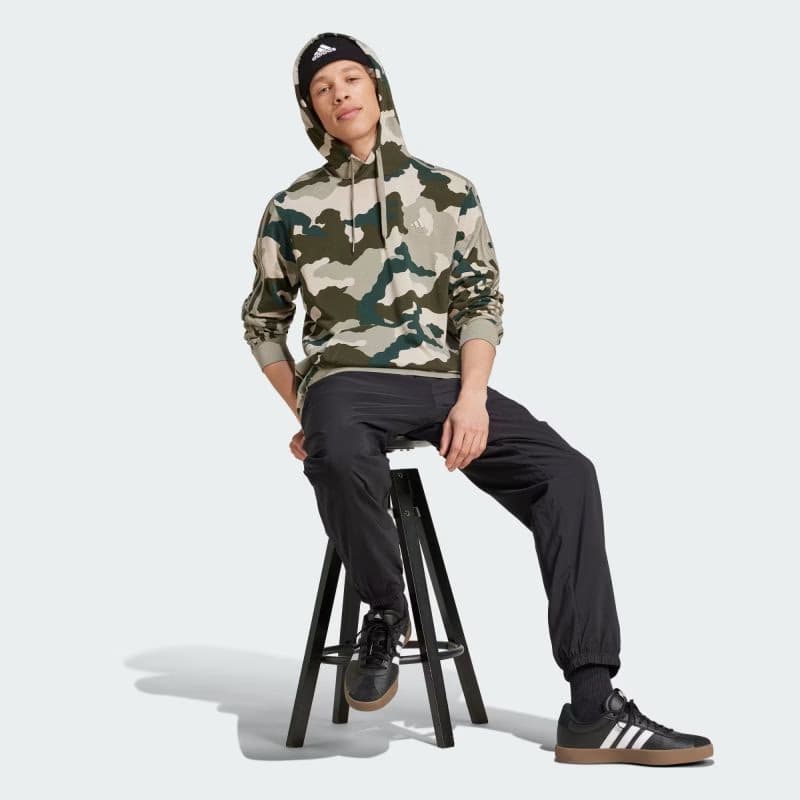 Pánska mikina s kapucňou ADIDAS M CAMO HD-IY6631-Green 4