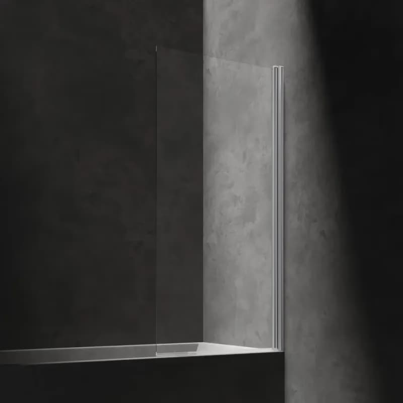 OMNIRES - KENTON Jednokrídlová vaňová zástena, 70 cm chróm / transparent /CRTR/ MP75CRTR 2