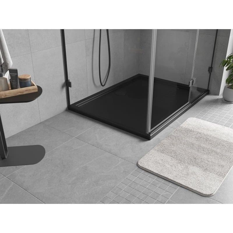 MEXEN - Flow sprchová vanička obdĺžniková slim 70 x 80, čierna mat 46R707080 2