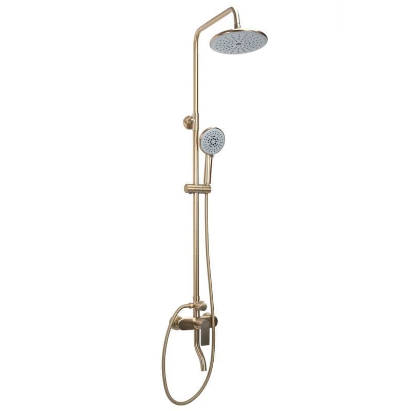 REA REA - Sprchový set s batériou 150mm VERSO kartáčované zlato REA-P9146 4