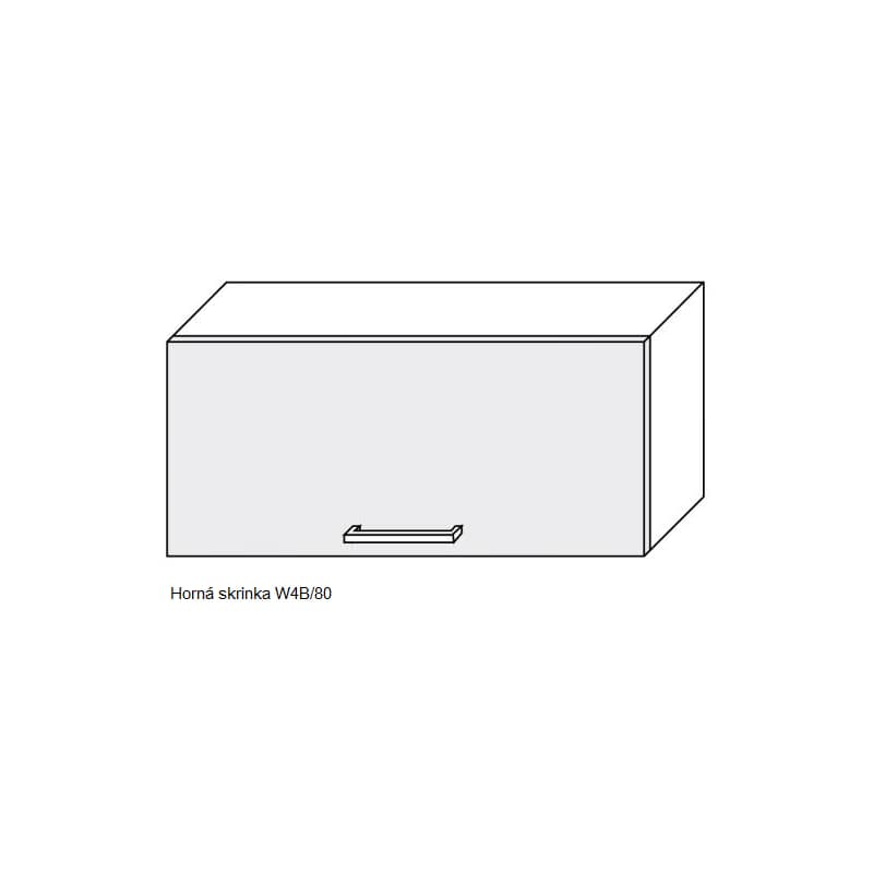 ArtExt Kuchynská linka FLORENCE mat Kuchyňa: Horná skrinka W4B/80 / (ŠxVxH) 80 x 36 x 32,5 cm
