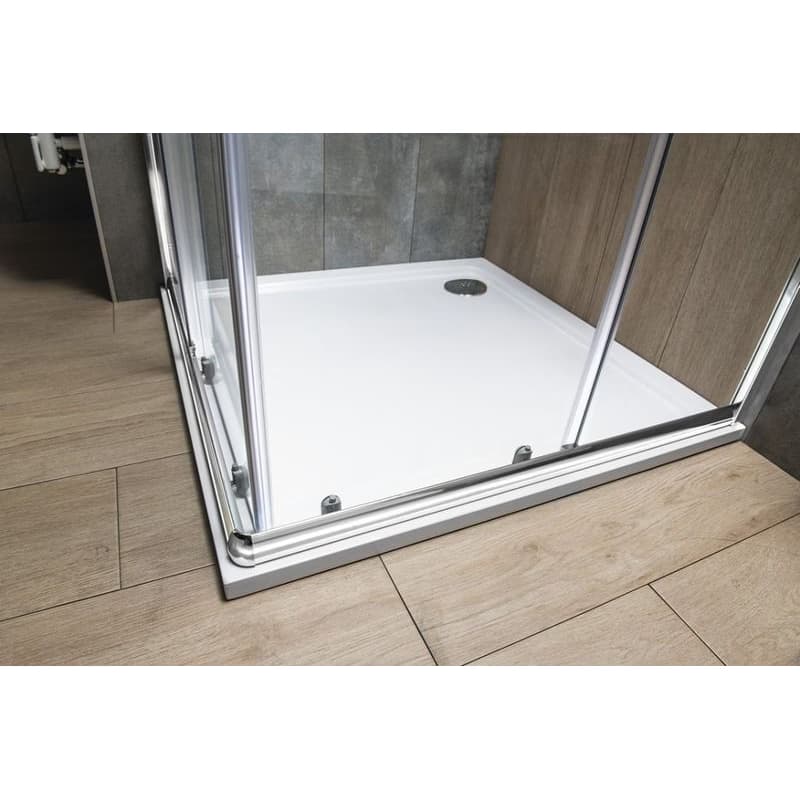 AQUALINE - AGGA štvorcová sprchová zástena 800x800, číre sklo HLF808Y 5