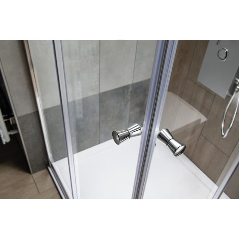 AQUALINE - AGGA štvorcová sprchová zástena 800x800, číre sklo HLF808Y 6