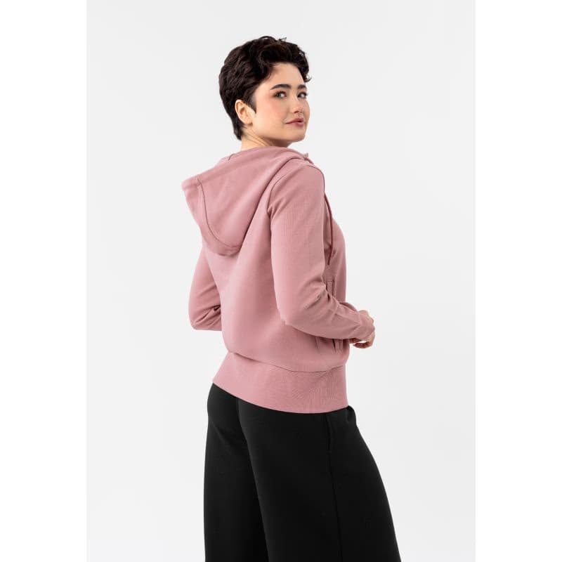 Dámska mikina so zipsom VOLCANO B-ALEXA-PINK 3