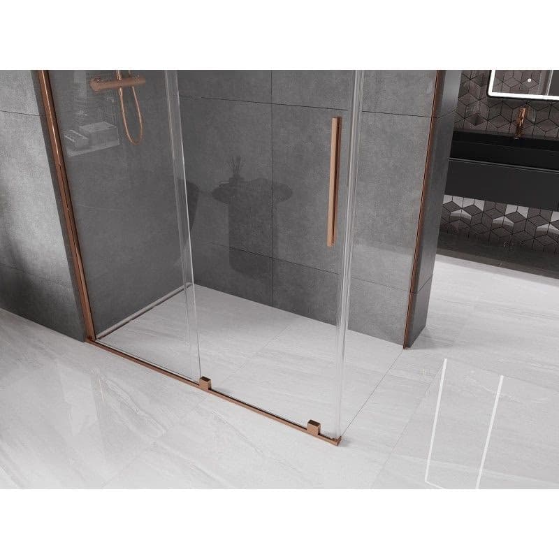 MEXEN/S - Velár sprchovací kút 140 x 80, transparent, ružové zlato 871-140-080-01-60 3