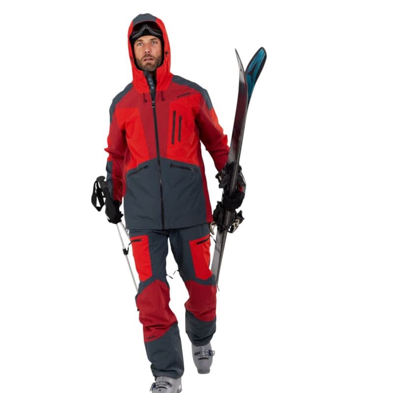 Pánske lyžiarske nohavice FUNDANGO Nexara ECO 3L Pants-285- blood 3