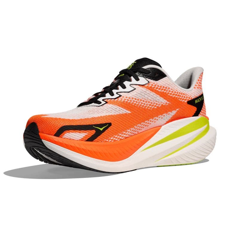 Pánska bežecká obuv HOKA Mach X 3 M white neon tangerine 3