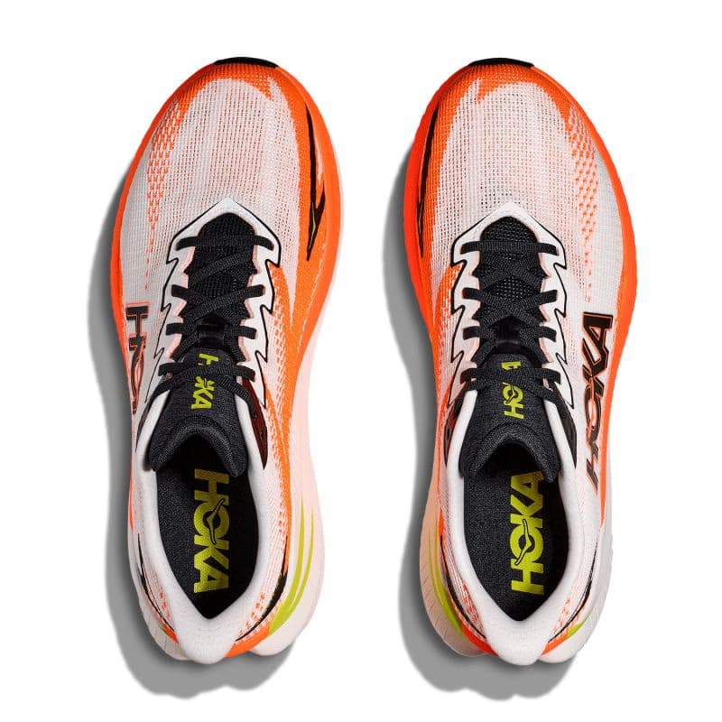Pánska bežecká obuv HOKA Mach X 3 M white neon tangerine 4