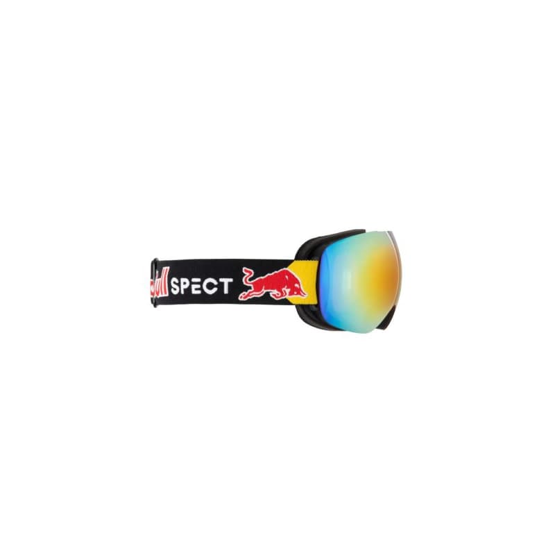 Lyžiarske okuliare RED BULL SPECT BENT-01RE2, black brown with red mirror