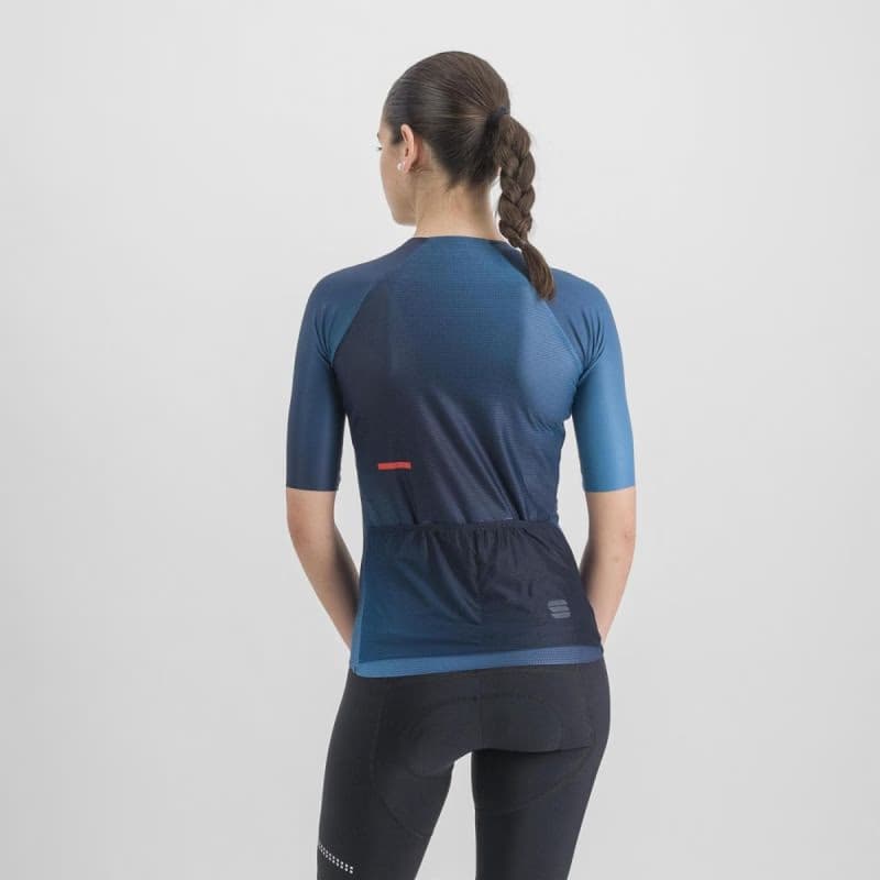 Dámsky cyklistický dres s krátkym rukávom SPORTFUL Light pro w jersey, shaded galaxy blue 3
