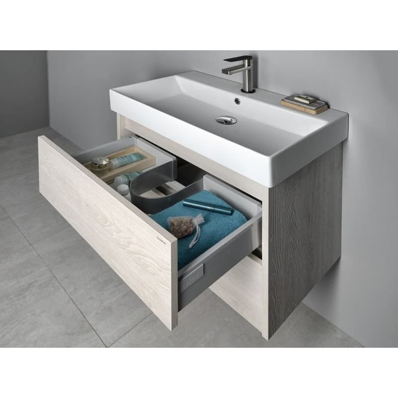SAPHO - NIRONA umývadlová skrinka 57x51,5x43cm, dub Mocca NR060-1212 3