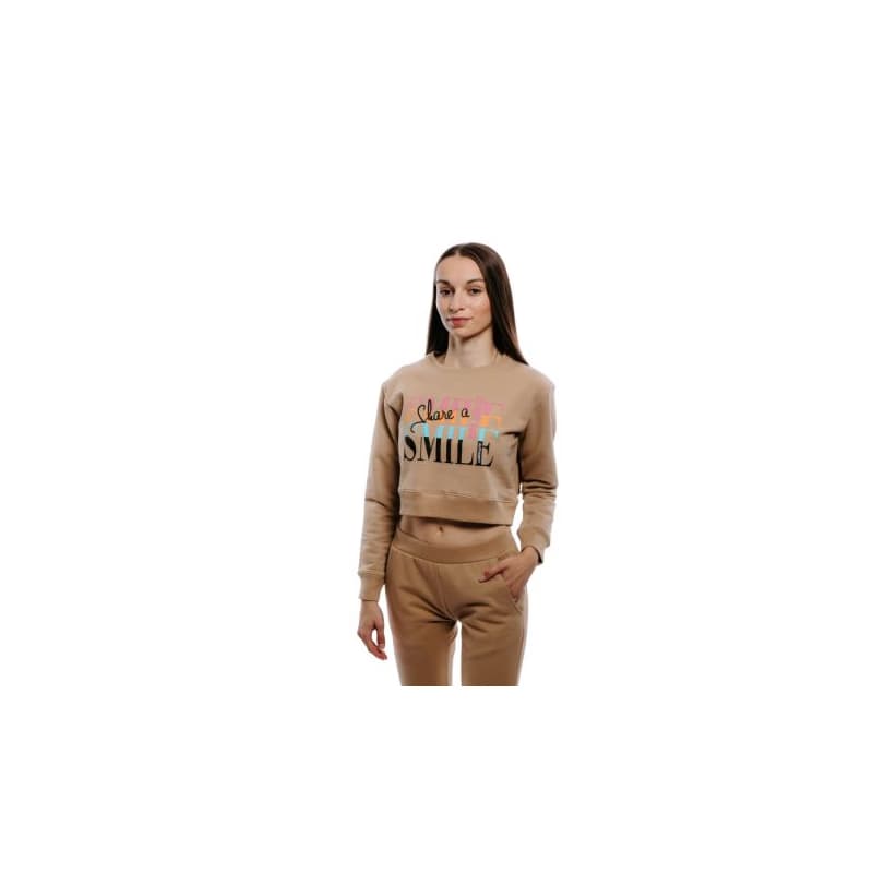 Dámska mikina AUTHORITY S-SMILE brown