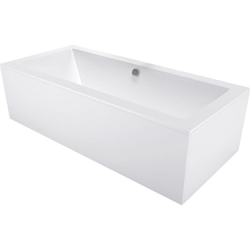 MEXEN/S - Cube obdĺžniková vaňa 160 x 70 cm s panelom, biela 55051607000X