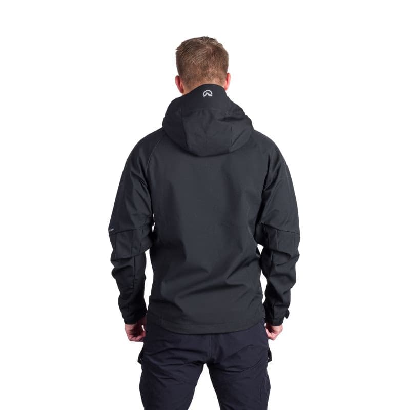 Pánska turistická softshellová bunda NORTHFINDER BRIO-269black 3